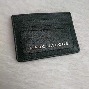 (BRAND NEW WITHOUT TAG)MARC JACOBS LOGO LEATHER CARD CASE